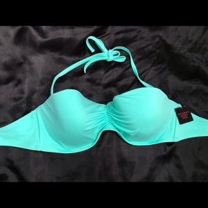 Victoria’s Secret Swim Bikini top teal new